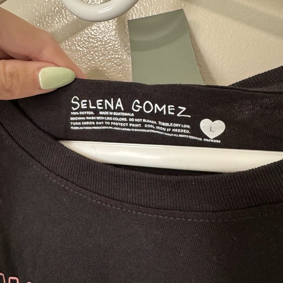 Call Me When You Break Up Graphic Tee - Pink on Black-Large - Picture 3 of 6